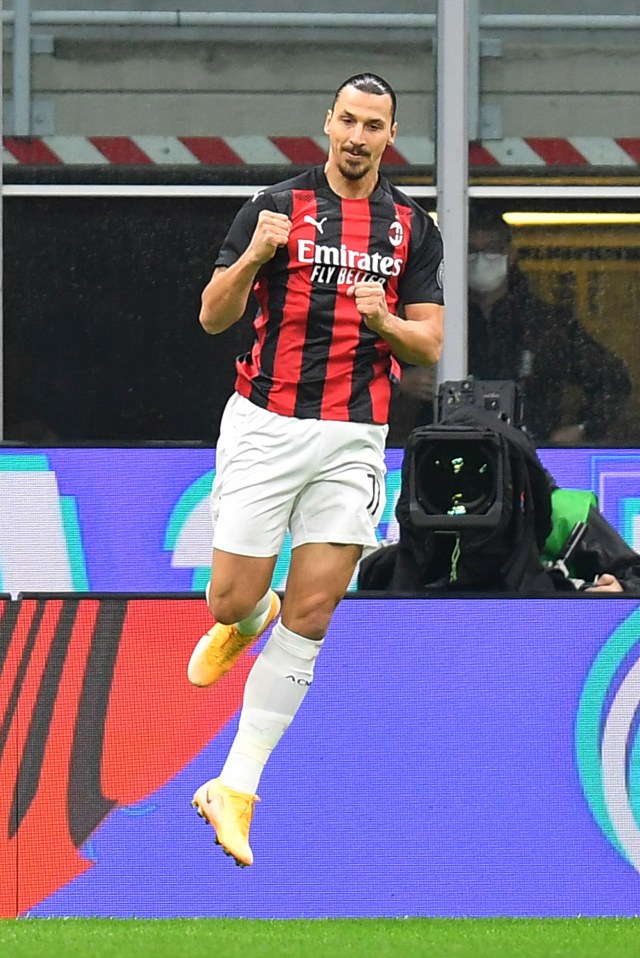 Pemain AC Milan, Zlatan Ibrahimovic. Foto: Daniele Mascolo/REUTERS