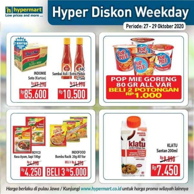 Katalog Promo Hypermart Periode 27-29 Oktober 2020 (528483)