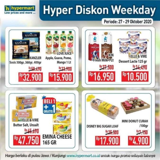 Katalog Promo Hypermart Periode 27-29 Oktober 2020 (528484)