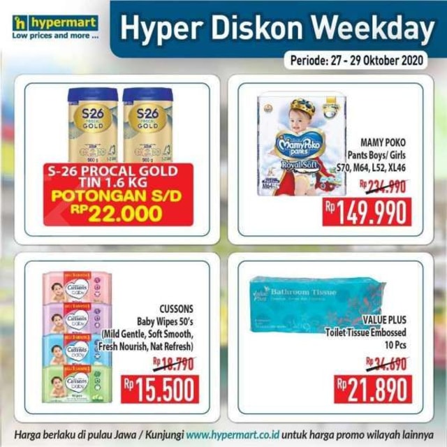 Katalog Promo Hypermart Periode 27-29 Oktober 2020 (528486)