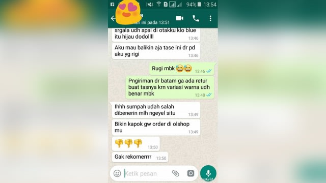 Ketika Pembeli Olshop Ngotot Sebut Blue Adalah Hijau, Kocak tapi Bikin Geregetan (399152)