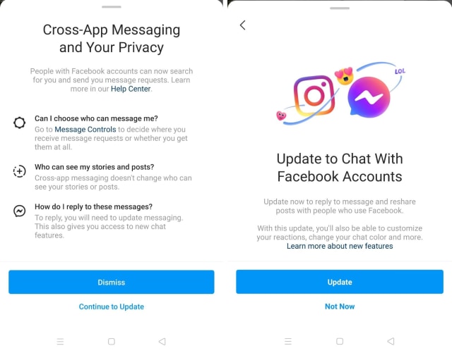 Pengguna Instagram di Indonesia Kini Bisa Kirim DM ke Facebook Messenger (83279)