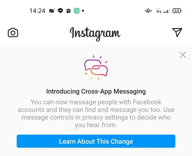 Pengguna Instagram di Indonesia Kini Bisa Kirim DM ke Facebook Messenger (83278)