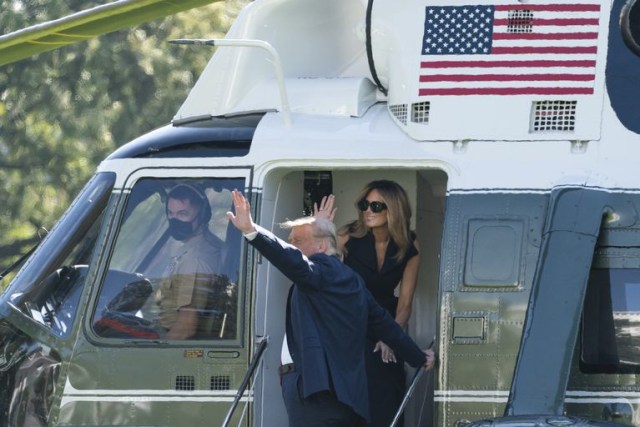 Donald Trump dan Melania Foto: ALEX BRANDON/AP