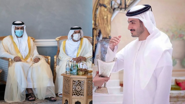 Sheikh Mohammed Bin Sultan Bin Khalifa Al Nahyan menikah secara sederhana. dok. Twitter