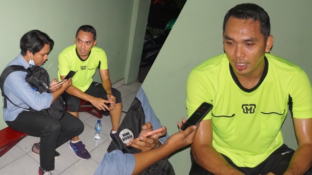 Fariq Hitaba saat ditemui di Gor Ngampilan, Jalan Letjen Suprapto, Yogyakarta, Rabu (28/10/2020)