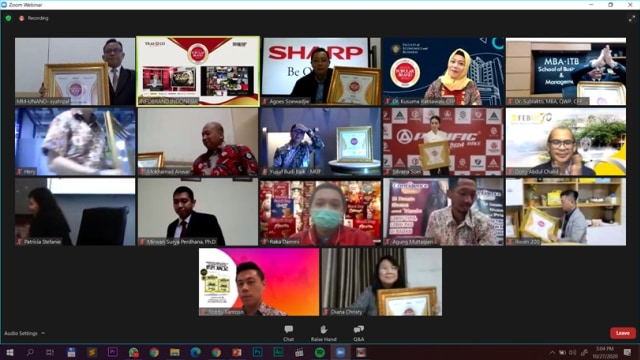 Terus Tingkatkan Aktivitas Digital, MBA ITB Raih penghargaan Popular Brand 2020 (215459)