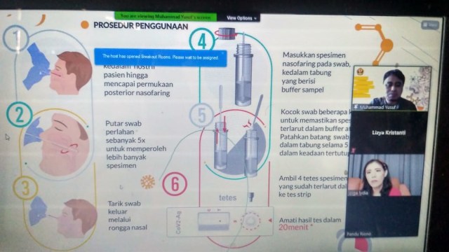 Webinar Jalan Menuju Pandemi Terkendali. Foto: Lizya Kristanti