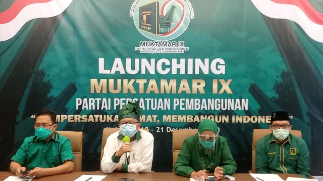 Konferensi Pers Persiapan Muktamar IX PPP di Makassar. Foto: Dok. Istimewa