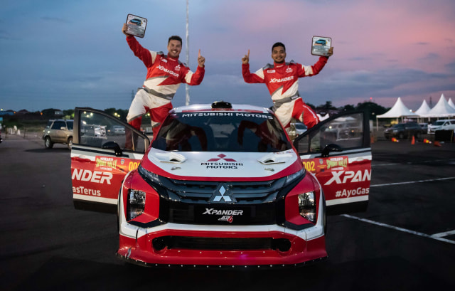 Mitsubishi Xpander AP4 Juarai Meikarta Sprint Rally 2020. Foto: dok. Xpander Rally Team