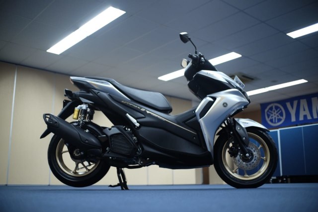 Foto: Wajah Baru All New Yamaha Aerox 155 Connected, Makin Sporty dan Canggih! (316331)