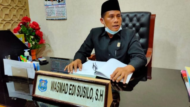 Wakil Ketua DPRD Kota Tegal Wasmad Edi Susilo. (Foto: Setyadi)