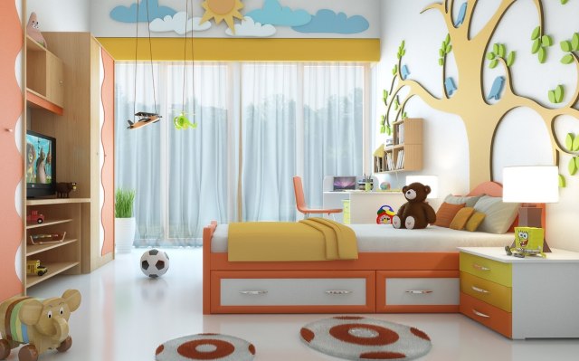 kamar anak modern minimalis 2021