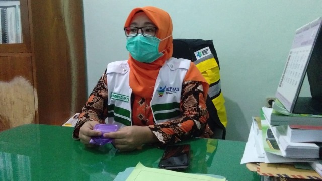 Kepala Bidang (Kabid) Pencegahan dan Pengendalian Penyakit, Dinas Kesehatan Kabupaten Bojonegoro, dr Whenny Dyah Prajanti, di kantornya Kamis (05/11/2020)