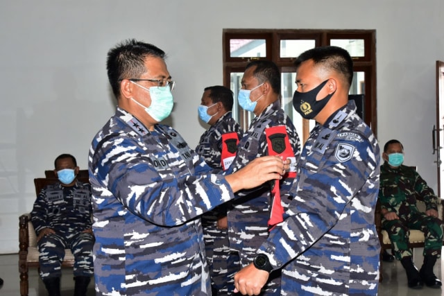 Panglima Koarmada 3 membuka secara resmi kegiatan latihan operasi pertahanan pantai, Jumat (6/11), foto : Yanti