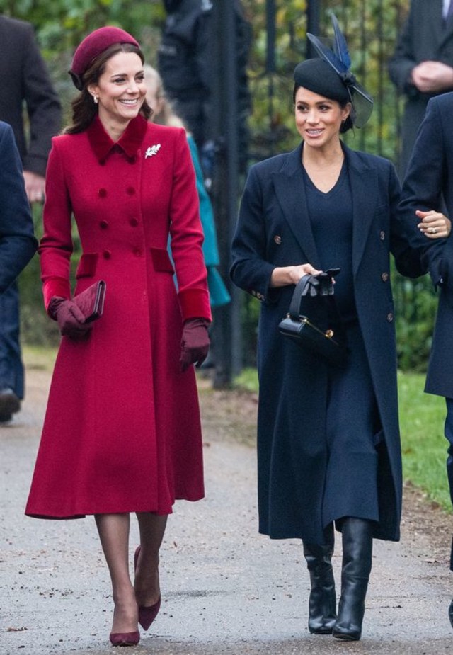 Kate Middleton dan Meghan Markle. Foto: Getty Images