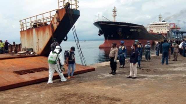 155 ABK WNI Program Repatriasi Tiba di Pelabuhan Bitung, Langsung di Karantina (243276)