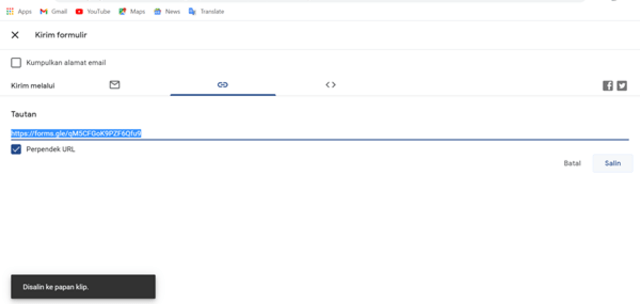 Google doc untuk absen, Foto: Dok. Istimewa