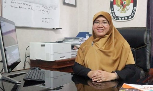 Komisioner KPU Kota Medan, Nana Miranti. Foto: Istimewa.