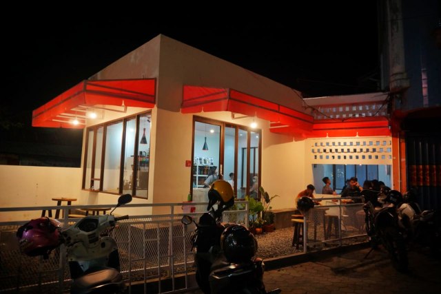 Matsue Coffee terletak di Jalan Pangeran Antasari, Kedamaian, Kota Bandar Lampung, Sabtu (7/11) | Foto: Syahwa Roza Hariqo/Lampung Geh