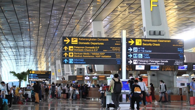 suasana di terminal 3 Bandara Soetta. Foto: Angkasa Pura II