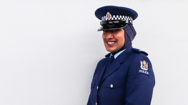 Zeena Ali, Polisi Berhijab Pertama dari Selandia Baru. dok. NZ Police