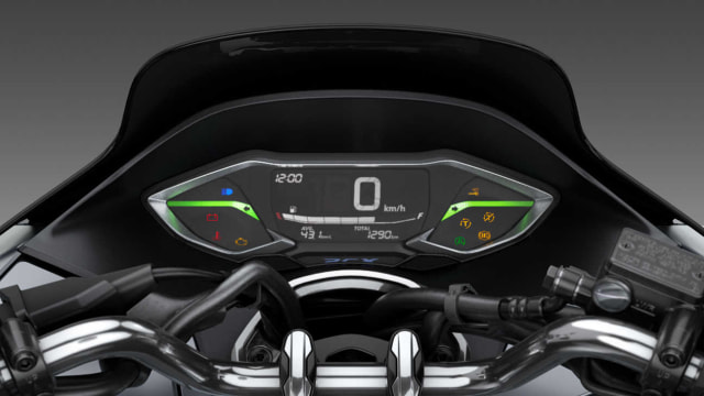 Panel instrume All New Honda PCX 125. Foto: Honda Motorcyle Uk