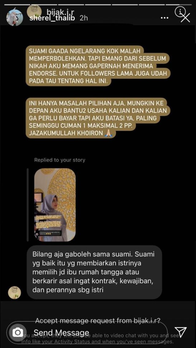 Taqy Malik Dituduh Larang Istri Terima Tawaran Endorse, Ini Reaksi Sherel Thalib (244024)