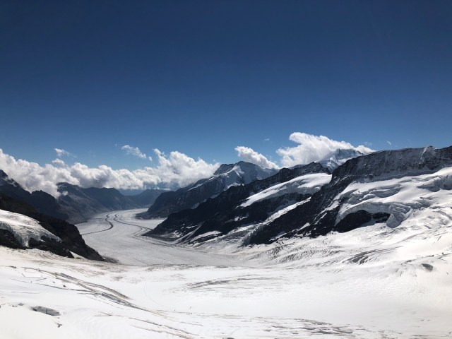 Pemandangan dari Jungfraujoch (sumber: dokumentasi pribadi)