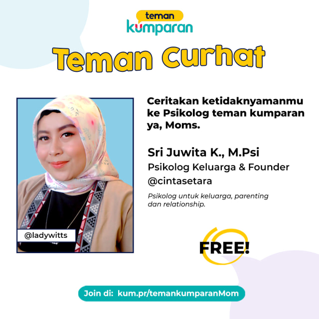 Teman Curhat Bersama Psikolog Sri Juwita K., M.Psi