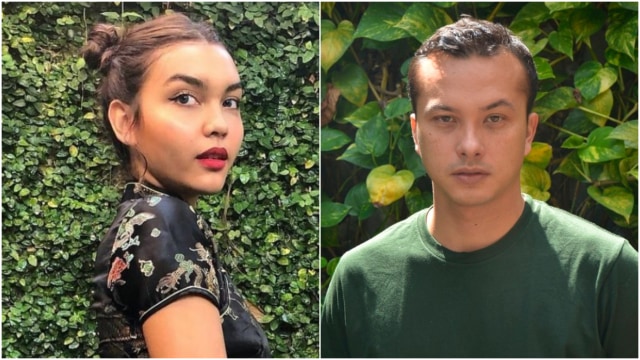 Caitlin North Lewis dan Nicholas Saputra. Foto: kolase Instagram @caitlinnorthlewis dan kumparan
