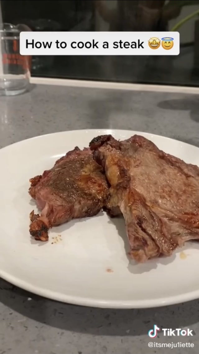 Cara Perempuan Ini Memasak Steak di Panggangan Roti Bikin Netizen Terheran-heran (252851)