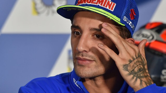 Andrea Iannone saat masih membela Suzuki Ecstar. Foto: PAUL CROCK / AFP