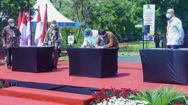 Menteri PUPR Basuki Hadimuljono Resmikan Groundbreaking Proyek Tol Yogya-Bawen. Foto: Dok. Istimewa