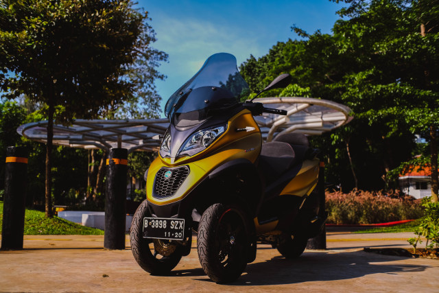 Foto: Lebih Dekat dengan Piaggio MP3 500 HPE, Skutik Canggih Beroda 3 (85192)