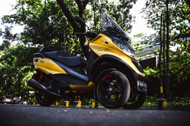 Piaggio MPE 500 HPE Sport Advanced. Foto: Bangkit Jaya putra/kumparan