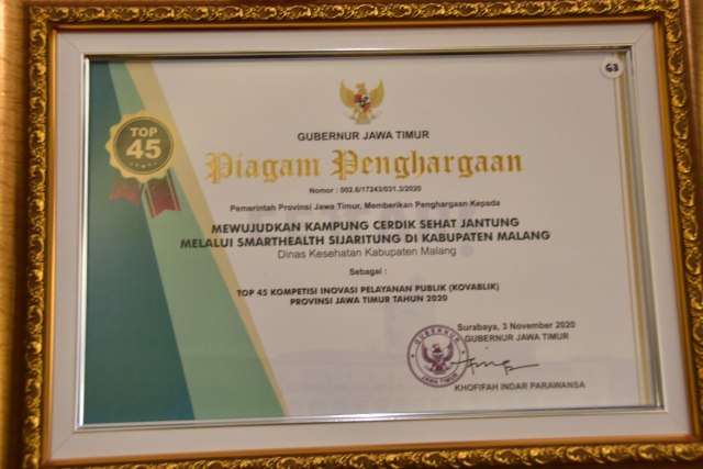 Pemkab Malang Masuk 45 Besar Kompetisi Inovasi Pelayanan Publik (121492)