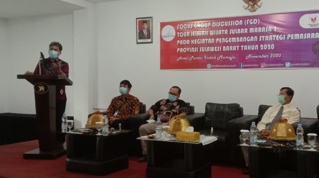 Forum Group Discussion (FGD) pengembangan pariwisata di Sulawesi Barat. Foto: Awal Dion/sulbarkini