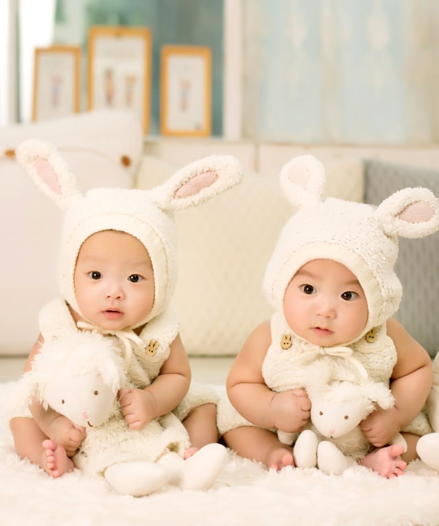 Ilustrasi bayi kembar. Foto: Pexels