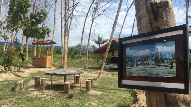 Taman likuefaksi yang ada di Desa Lolu ini jadi destinasi wisata baru di Kabupaten Sigi, Sulteng. Foto: Kristina Natalia/PaluPoso