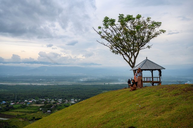 Ilustrasi pemandangan desa dengan kearifan lokal. Foto: Basri Marzuki/Antara Foto