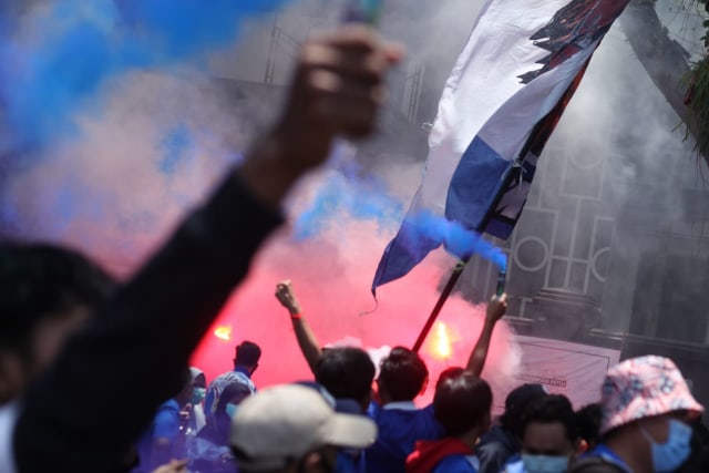 Foto: Aremania Tolak Dualisme (9439)