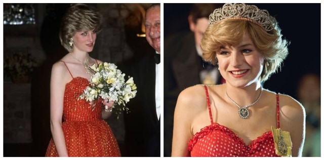 Mirip Banget! Ini 9 Gaya Emma Corrin Pakai Replika Baju Putri Diana di The Crown (14366)