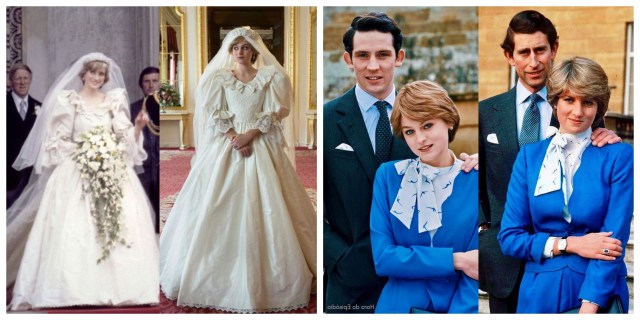 Gaya Emma Corrin Pakai Replika Baju Putri Diana di The Crown. Foto: dok. Instagram