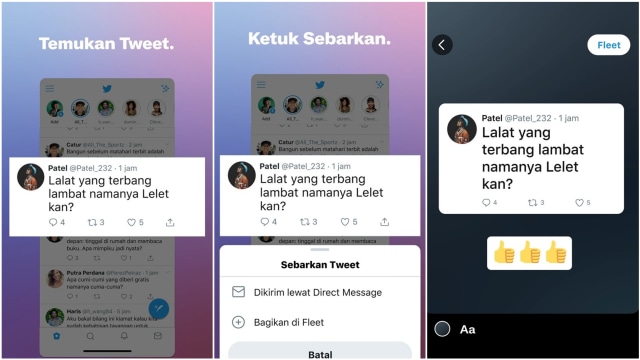 Cara Pakai Fitur Fleets Twitter yang Tiru Instagram Stories (46337)