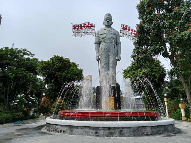 ﻿﻿Taman Apsari merupakan peninggalan Belanda yang dibangun sekitar tahun 1795. Foto-foto: Masruroh/Basra