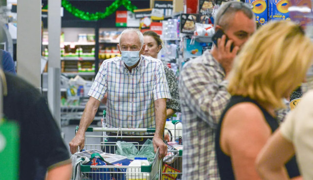Foto: Lockdown 6 Hari, Antrean Supermarket di Australia Selatan Mengular (79426)