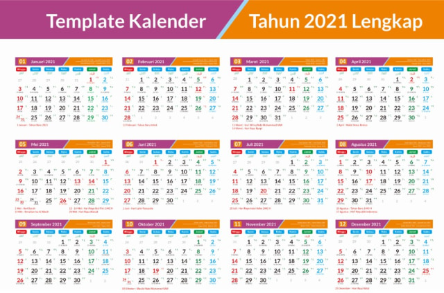 Kalender 2021. Foto: Kanalmu