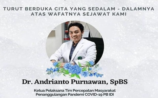 Positif COVID-19, Ketua Tim COVID-19 IDI Meninggal Dunia (37216)