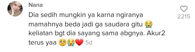 Bikin Haru, Bocah Ini Nangis Saat Tahu Dirinya Beda Ibu dengan Sang Kakak (477277)